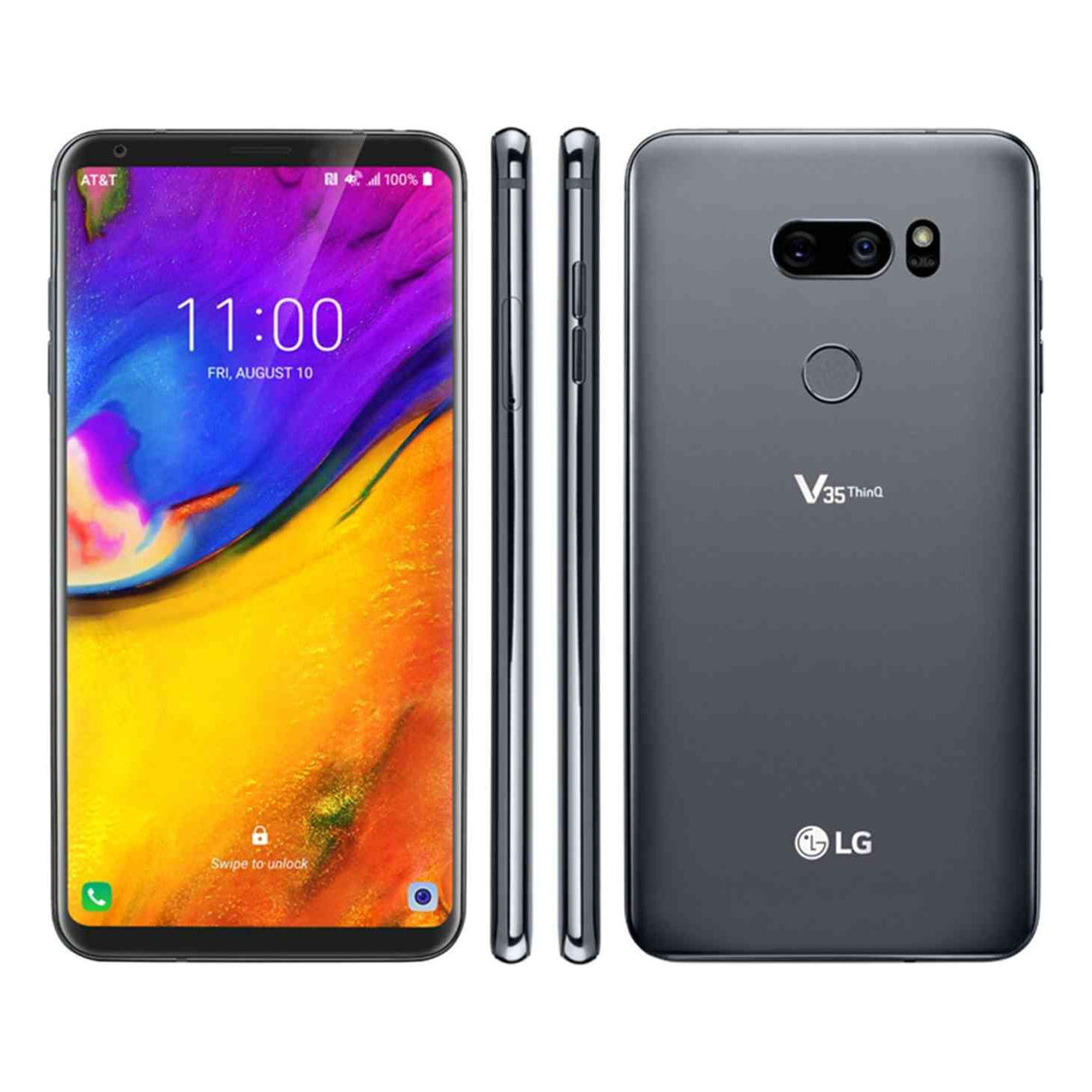LG V35 ThinQ (V350ULM) - 64 GB - Aurora Black - Unlocked - CDMA/GSM - Imagem 2