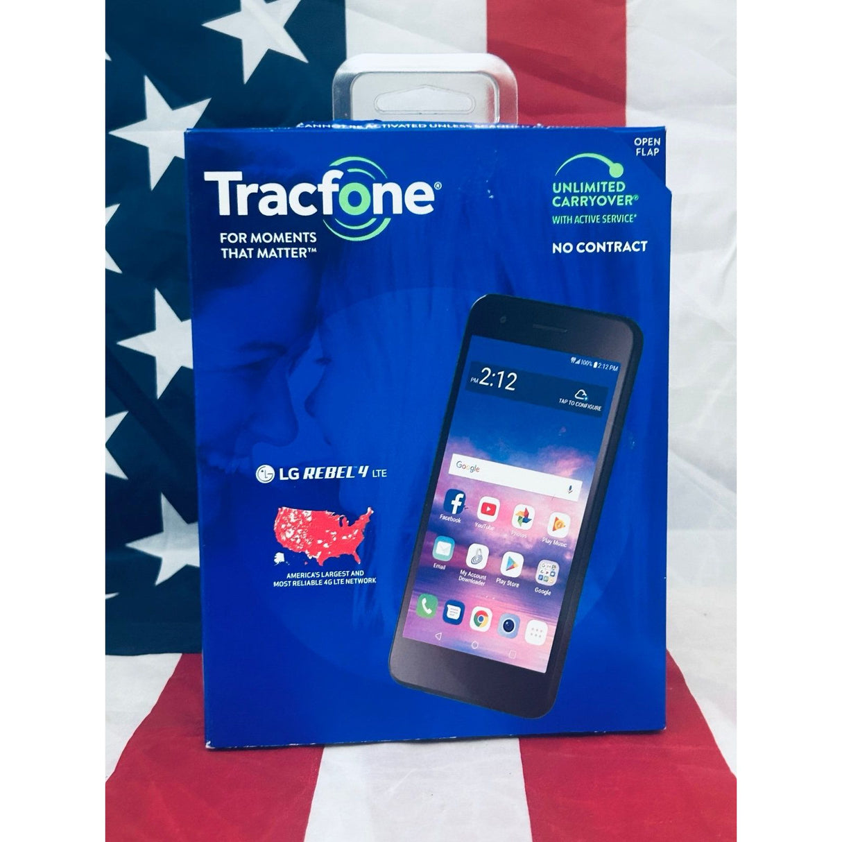 Straight Talk LG Rebel 4 Prepaid Smartphone - Imagem 3