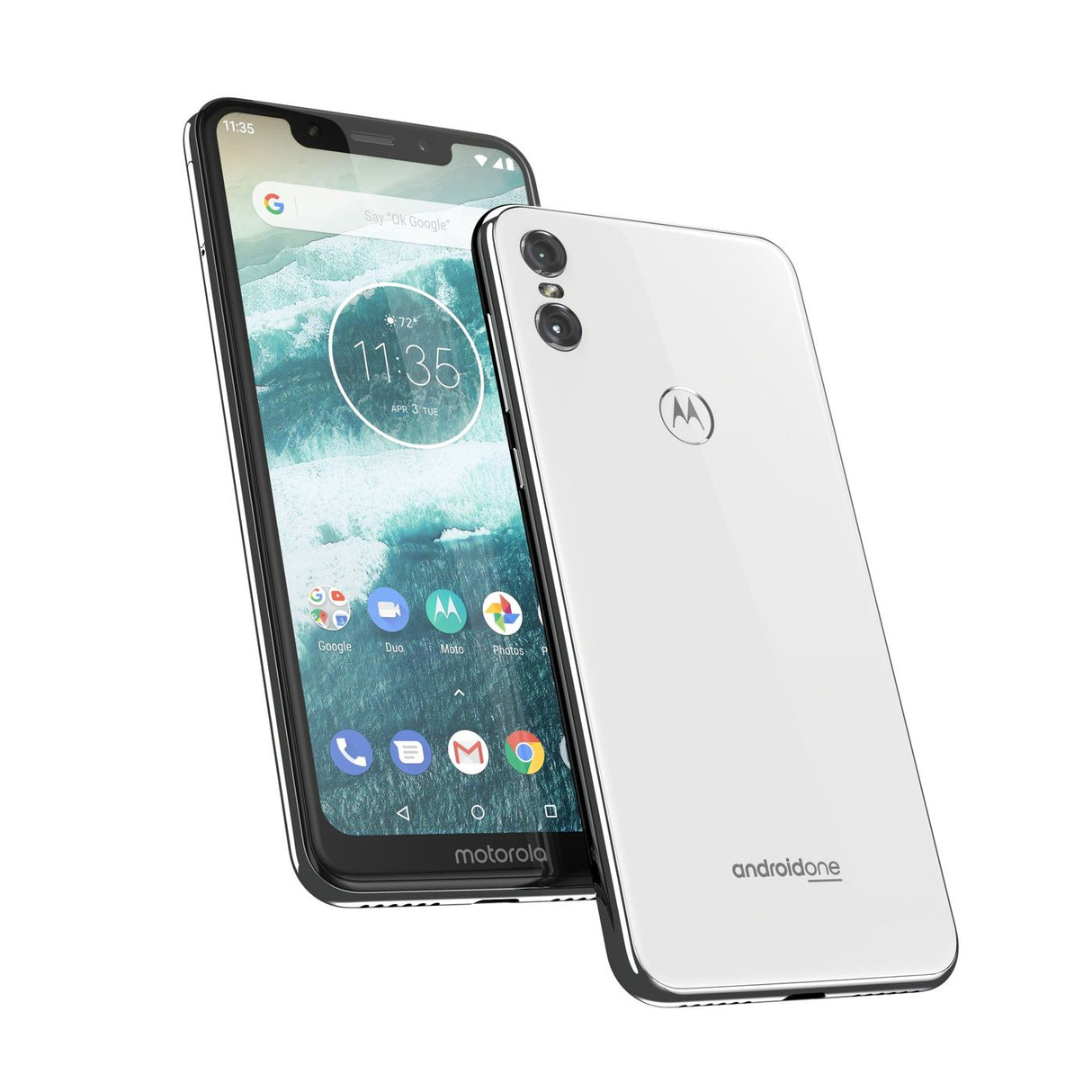 Motorola One - 64 GB - White - Unlocked - GSM - Imagem 2