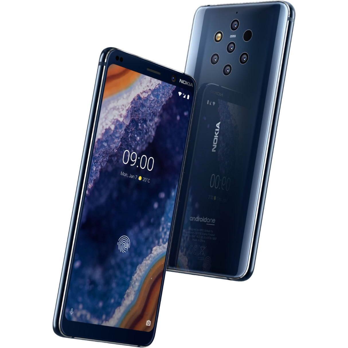 Nokia 9 PureView TA-1082 128GB Smartphone (Unlocked Midnight Black) - Imagem 2