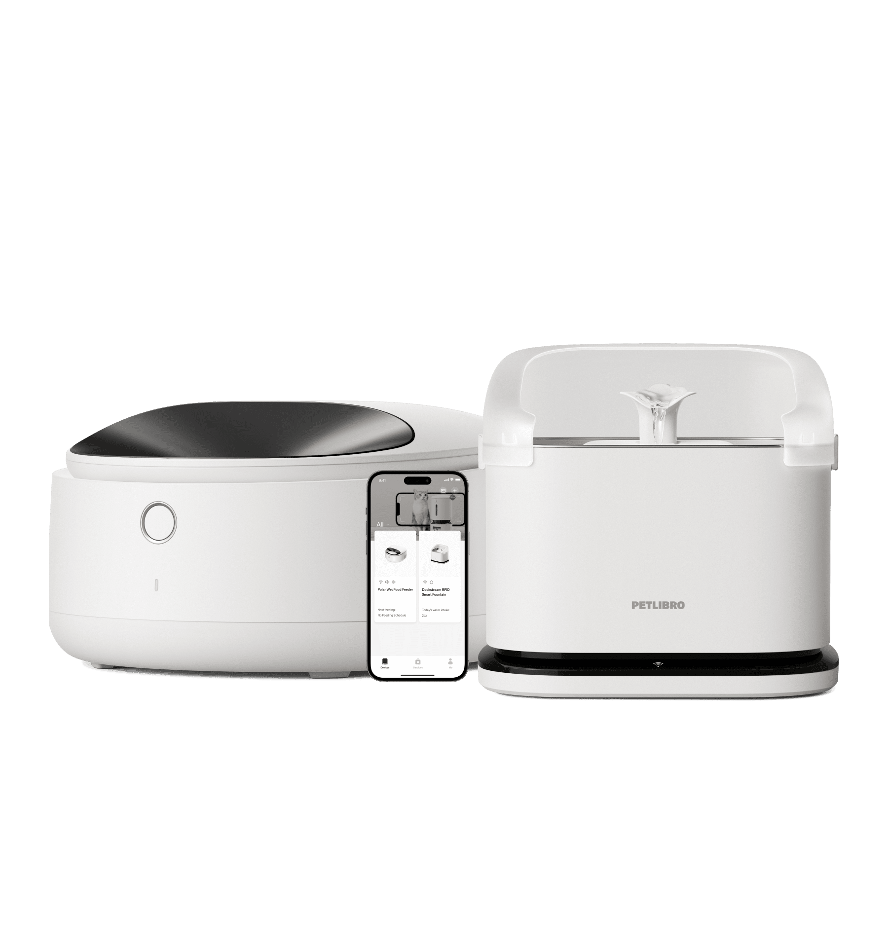 Polar Wet Food Feeder & RFID Smart Fountain Bundle - Imagem 8
