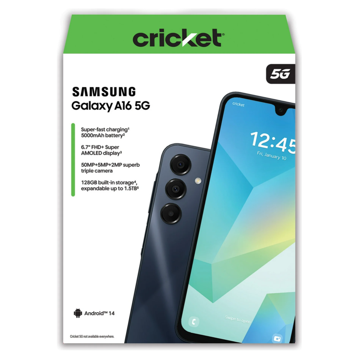 Samsung Galaxy A53 5G 128GBGB Awesome Black - Cricket - Prepaid - Imagem 3
