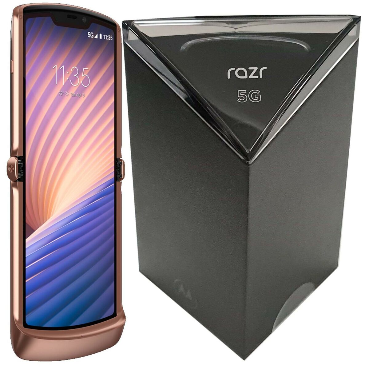 Motorola Razr - 128 GB - Blush Gold Unlocked Gsm - Imagem 3