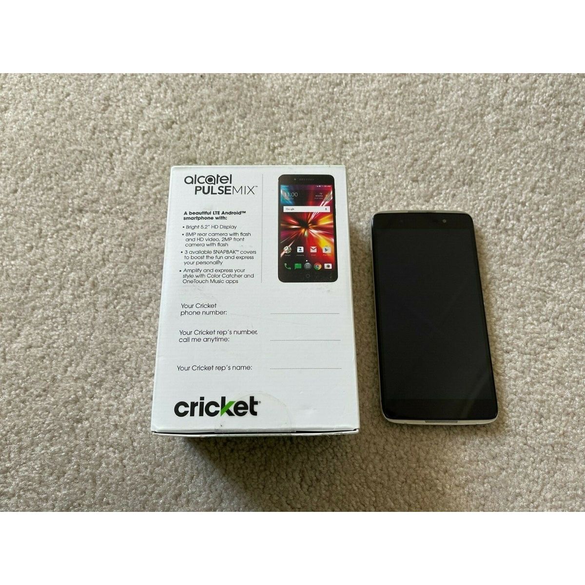Alcatel Pulsemix Unlocked 4G LTE 5085c (Cricket) 5 inch 16GB USA - Imagem 4