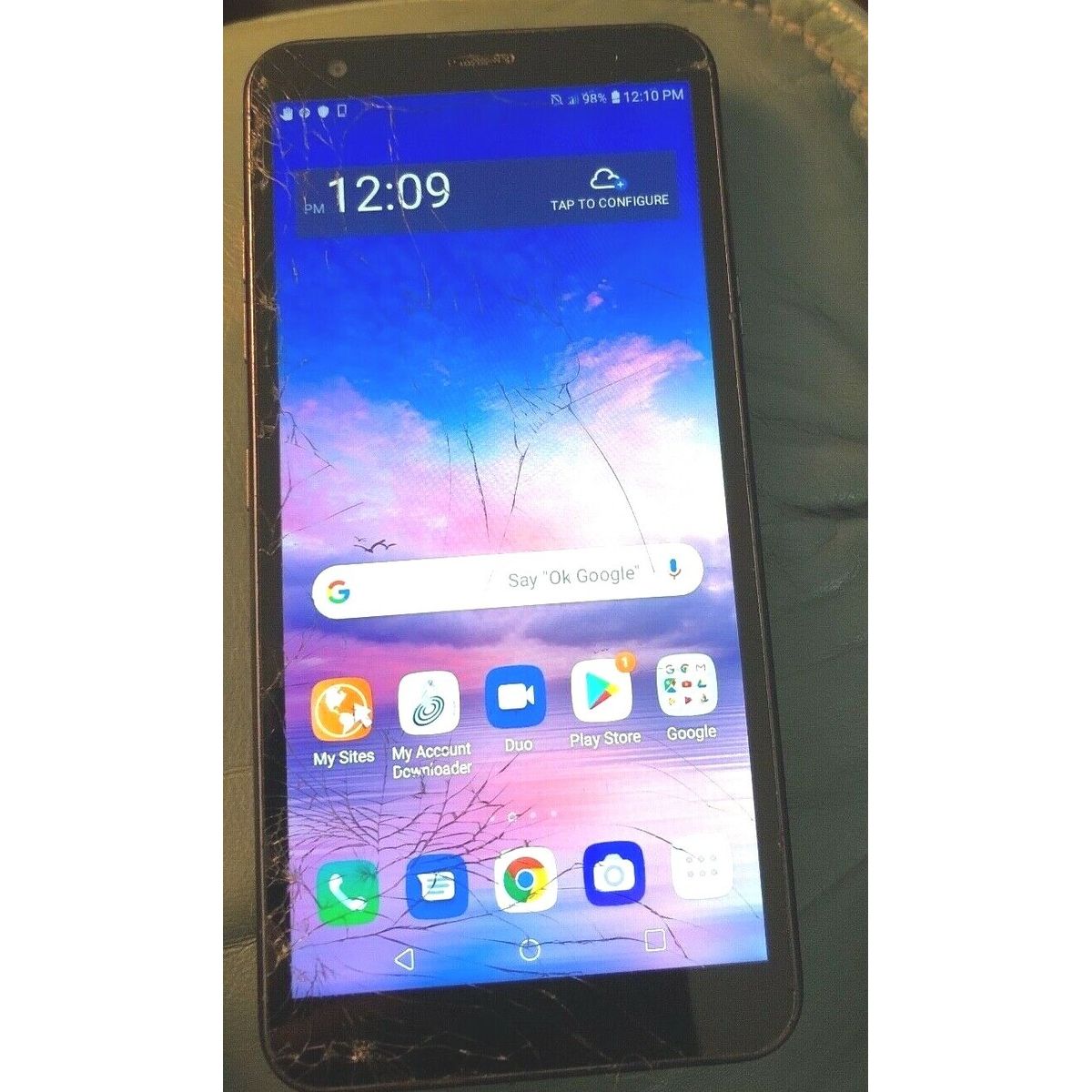 Straight Talk LG Stylo 4 Prepaid Smartphone Blue - Imagem 4