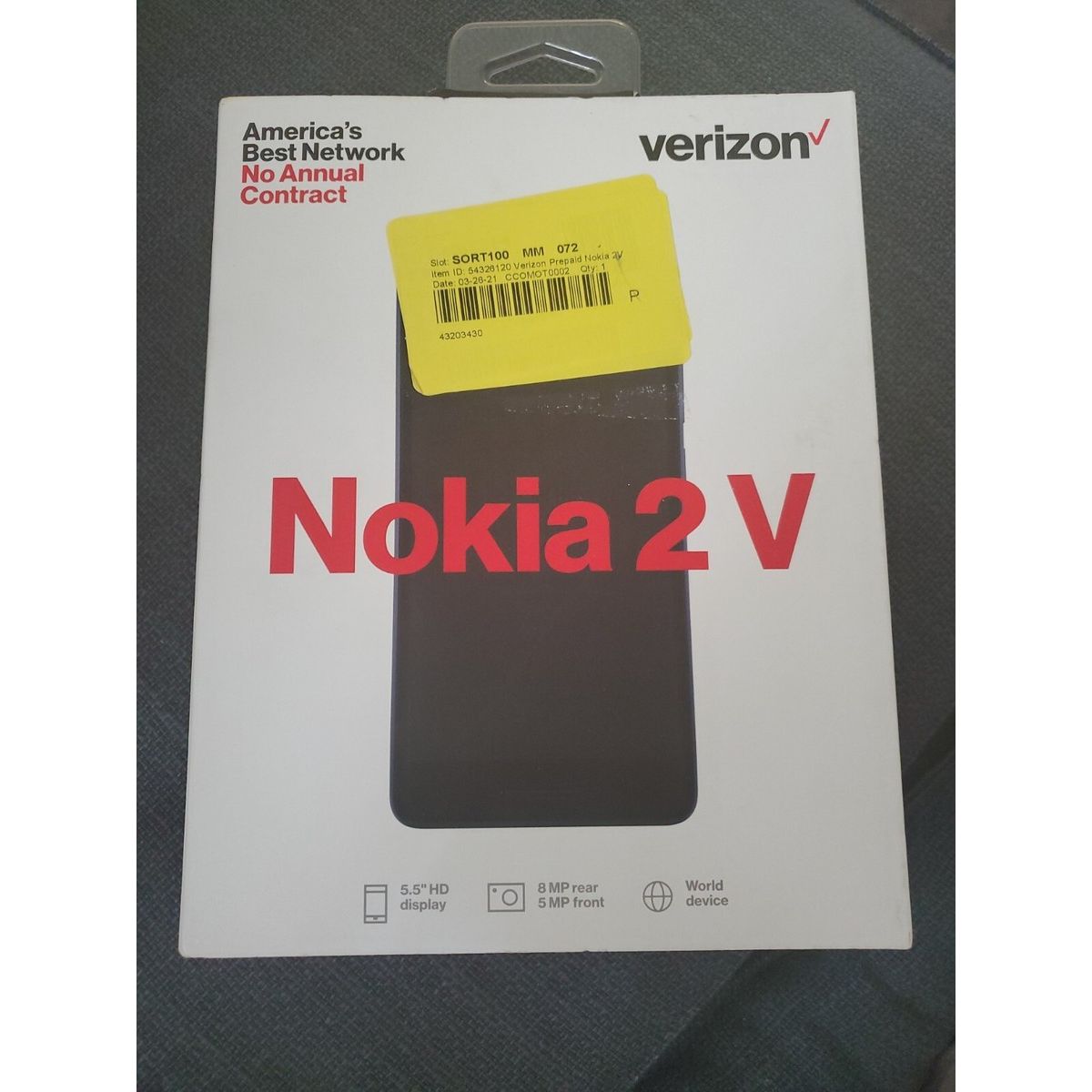 Nokia 2 V - 8 GB - Blue/Silver - Verizon - GSM - Imagem 3