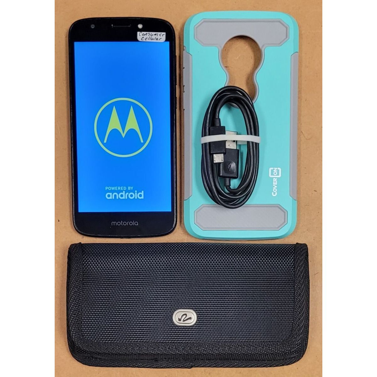 Motorola - Moto E5 Play - Black (Consumer Cellular) - Imagem 5
