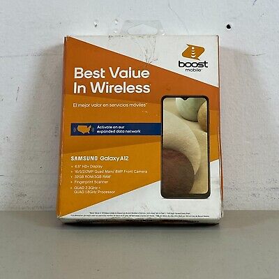Boost Mobile Samsung A12 32GB Black - Prepaid Smartphone - Imagem 4