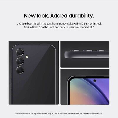 Samsung - Galaxy A54 5G 128GB - Awesome Graphite (Verizon) - Imagem 3