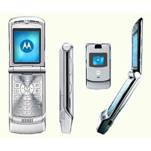 Motorola V3 RAZR No Contract Cell Phone GSM Un-locked (SILVER) - Imagem 3