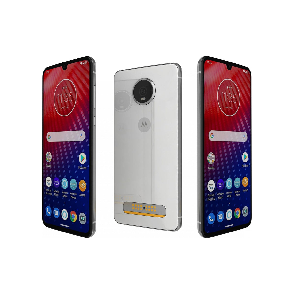 Motorola Moto Z4 - 128 GB - Frost White - Verizon - CDMA/GSM - Imagem 2
